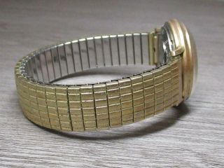 Vintage Gold Filled Bulova Accutron Railroad Approved Men ' s Jewelry Wrist Watch 5