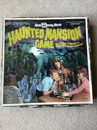 Vintage 1975 Disney The Haunted Mansion Lakeside Board Game