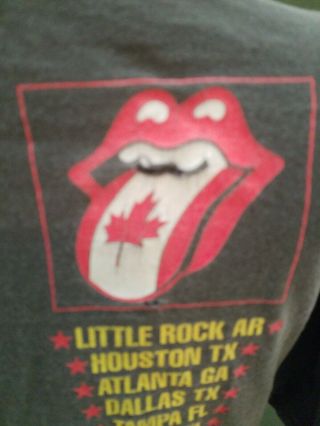 Vintage 94 95 Rolling Stones Concert T Shirt L Voodoo Lounge destroyed black 4