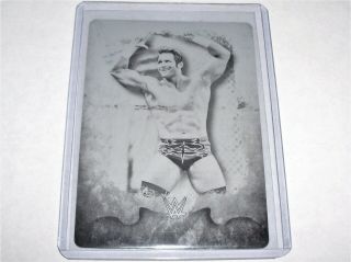 Zack Ryder 2016 Topps Wwe Undisputed Black Printing Plate 1 Of 1 Rare 1/1