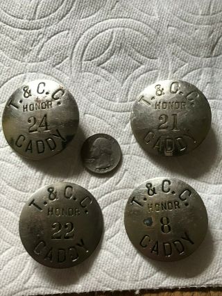 Vintage 1930s Caddy Badge Caddy Metal Pin