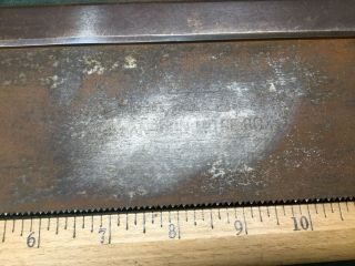 Vintage Simond ' s Millers Falls Langdon Miter Box Back Saw 16 