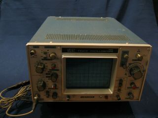 Vintage Leader Dual Trace Oscilloscope LBO - 514 10 MHz with one Probe Gd 2