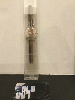 1997 Swatch Cigar Watch GK250 With Metal Case Collectors 3