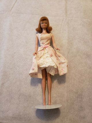 Vintage 1958 / 1962 Freckled Red Blonde Midge Barbie Doll Mattel