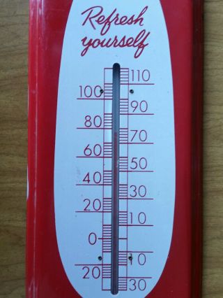 Vintage Drink Coca Cola Sign Of Good Taste Thermometer 2