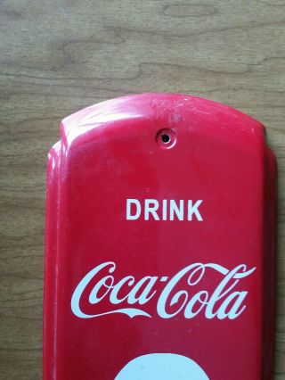 Vintage Drink Coca Cola Sign Of Good Taste Thermometer 3