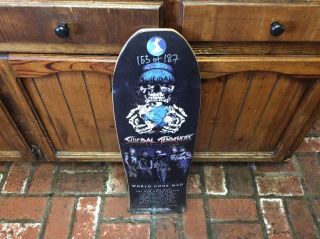 Rare Suicidal Tendencies Signed / Autographed World Gone Mad Skateboard Deck