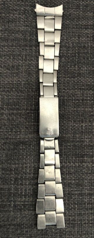 Vintage Rolex Oyster 7835 Folded Bracelet End Link 357 19mm 1970