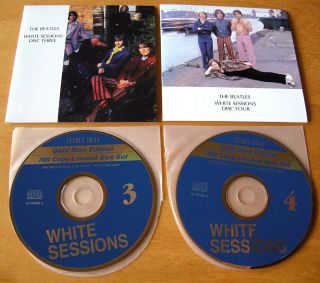 THE BEATLES - White Sessions SECRET TRAX Limited Edition GOLD 4CD Box Set RARE 5