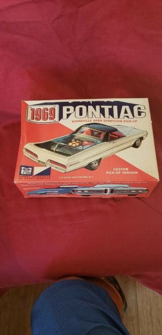 Mpc 1969 Pontiac Bonneville Convertible Open Sportster / Pickup 1/25 G1
