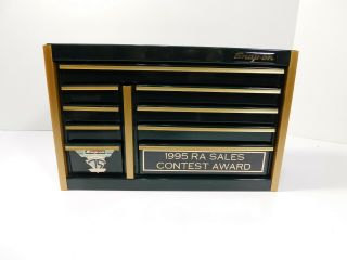 Rare 1995 75th Anniversary Sales Contest Award Snap - On Mini Miniature Tool Box