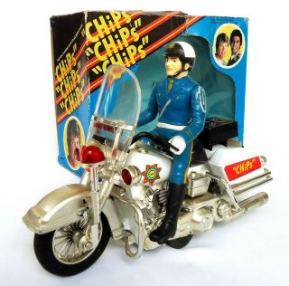 Chips - California Highway Patrol - Bike & Action Figure - Vintage 1982 Metro - Goldwyn