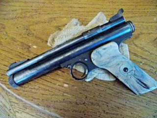 Vintage Crosman Model 150 Pellgun.  22 Gas Powered Pistol Wow Look