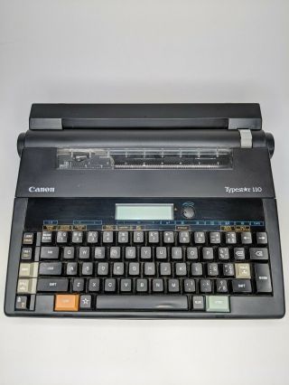 Vintage Canon Typestar 110 Electronic Portable Typewriter Quiet Printing System