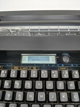 Vintage Canon Typestar 110 Electronic Portable Typewriter Quiet Printing System 5