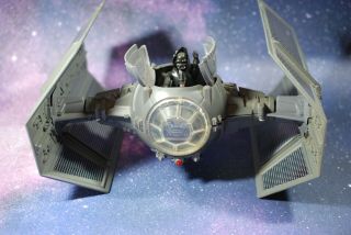 Vintage Star Wars Complete Darth Vader Tie Fighter,  Action Figure Kenner