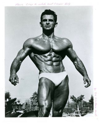 2 EACH Vintage 1950s BRUCE OF LA male nude VINCE GIRONDA physique muscle photos 4