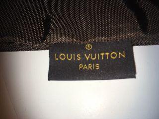 Vintage Louis Vuitton Brown Hanging Bag Garment Cover Made In France