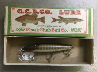 Vintage Creek Chub Ccbco 5 " Wood Pikie Fish Lure