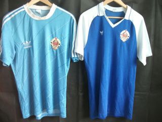 Two Vintage Adidas/ Erima Yugoslavia Football Shirts
