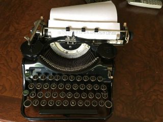 Vintage Underwood Universal Portable Typewriter,  Mid - 1930s,  Still Functional