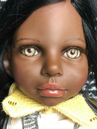 Rare Le 15/151 Handmade 26 " Doll Azzura By Martha Pineiro W/certificates
