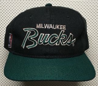 Milwaukee Bucks Hat Vintage 1992 Nba Cap Sports Specialties Snapback