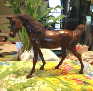 Vintage Wood Caved Horse - Well Known Arabian Witez Ll - Grand Wood