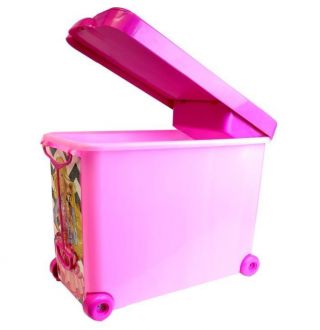 Barbie Doll Clothes Storage Box Carrying Case Containers Bins Organizer For Doll 2