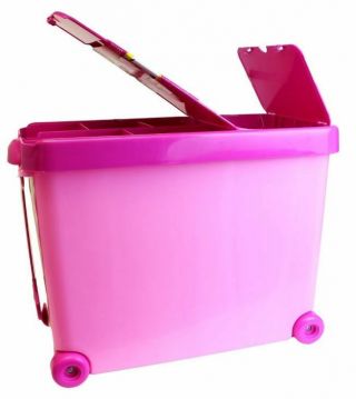 Barbie Doll Clothes Storage Box Carrying Case Containers Bins Organizer For Doll 3