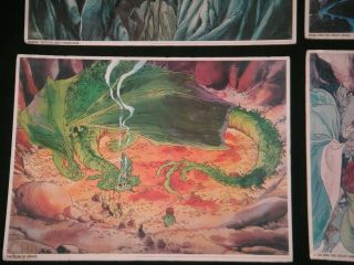 Vintage 1977 The Hobbit Movie Poster - The Glow Of Smaug - Lord Of The Rings