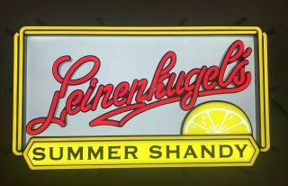 Leinenkugel’s Summer Shandy Led Opti Neon Beer Sign 27x16” Brand Rare