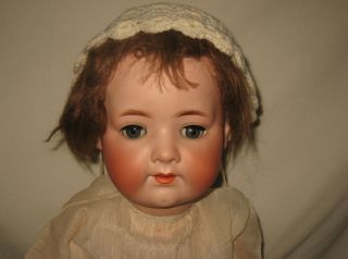Antique 23 " Heubach Koppelsdorf Bisque Head Character Child Doll 320 Md15