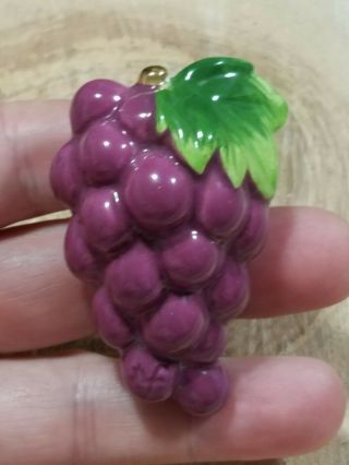 Nora Fleming Bunch Of Grapes Mini - Retired & Rare
