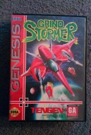 Grind Stormer Sega Genesis Vintage 1993 Shooter Authentic