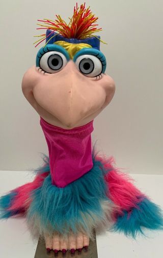 Axtell Expressions The Burds Tina Talkatoo Puppet Pets Pink Bird Vintage 1991