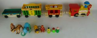 Vintage Fisher Price Little People 991 Play Family Circus Train