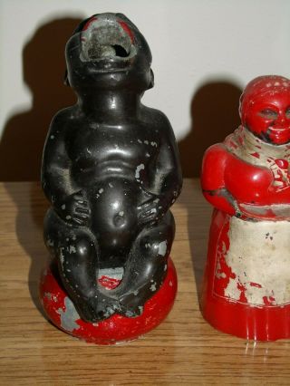 Vintage Black Crying Baby on Chamber Pot Americana Ashtray,  Salt Pepper 4