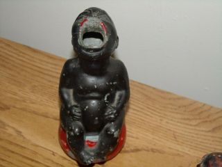 Vintage Black Crying Baby on Chamber Pot Americana Ashtray,  Salt Pepper 5