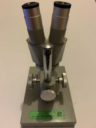 Griffin S 420 No.  73 - 1149 Vintage Binocular Microscope W20x 4