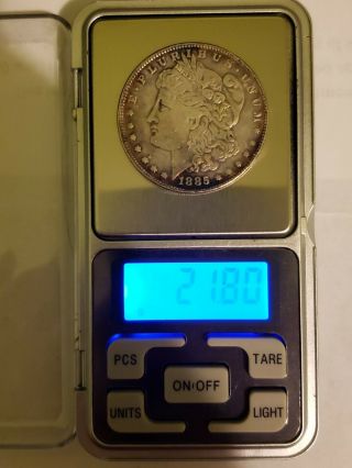 1885 Cc Morgan Silver Dollar Toned/damaged/rare See Pictures For Info