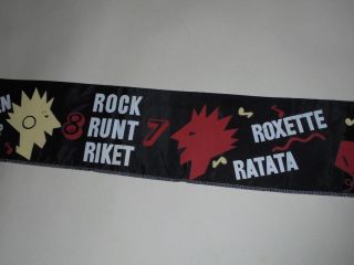 Roxette Per Marie Ratata Scocco Dahlgren Orup Vintage Concert Tour Scarf 1987 4