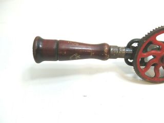 VINTAGE MILLER FALLS NO 2 HAND DRILL EGG BEATER 15 