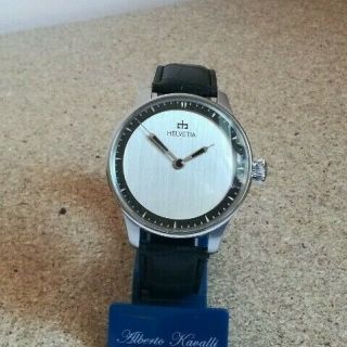 Vintage wristwatch for men ' s HELVETIA Swiss ETA Engraved movement ArtDeco 5