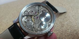 Vintage wristwatch for men ' s HELVETIA Swiss ETA Engraved movement ArtDeco 7