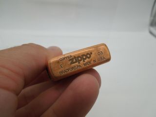 Vintage Rare 2003 Copper Zippo Lighter 1 of 4 Listed L@@K 3