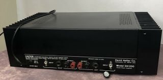 Hafler DH - 200 amplifier Vintage Amp Not Able To Test. 8