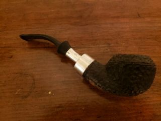 Vintage Peterson ' s Dublin Spigot Pipe Sterling Silver 999 Republic of Ireland 2