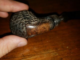 Vintage Peterson ' s Dublin Spigot Pipe Sterling Silver 999 Republic of Ireland 5